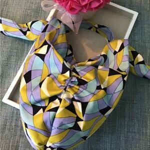 ZARA Colorful Geometric Print Bag .New condition.